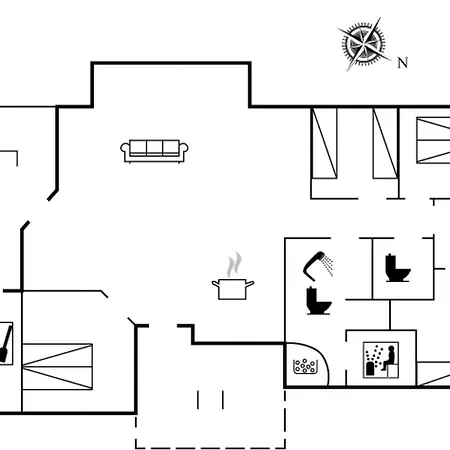 Semesterbostad Wikar - 50m From The Sea By Interhome Fanø